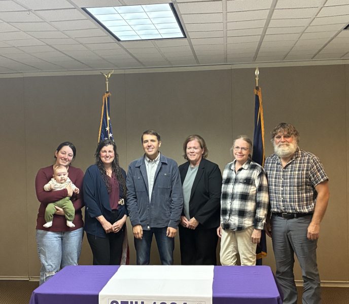 Concord Hospital nurses with Congressman Chris Pappas
